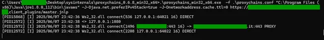 proxychains windows prompt